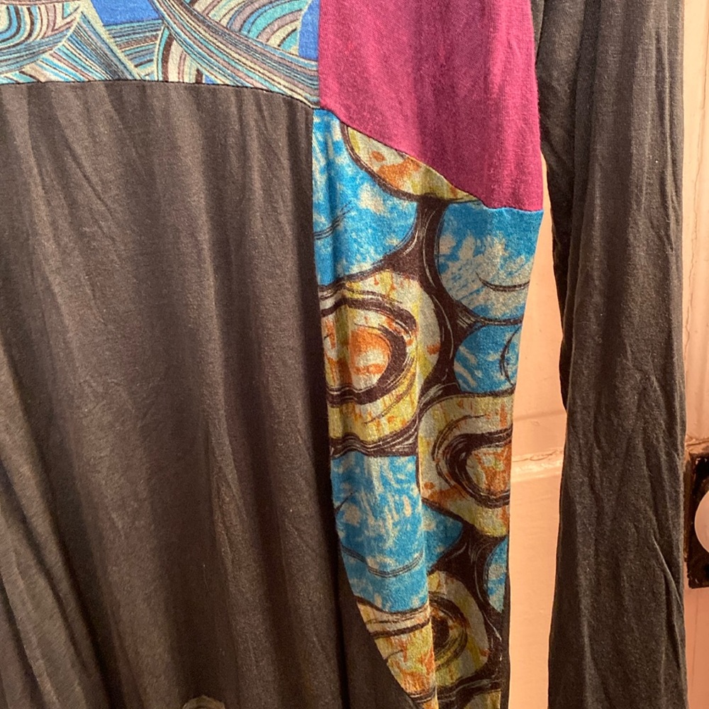 MULTI PATTERN DRESS - Picture 5 of 12